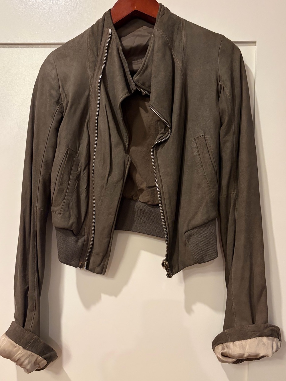Rick Owens leather jacket